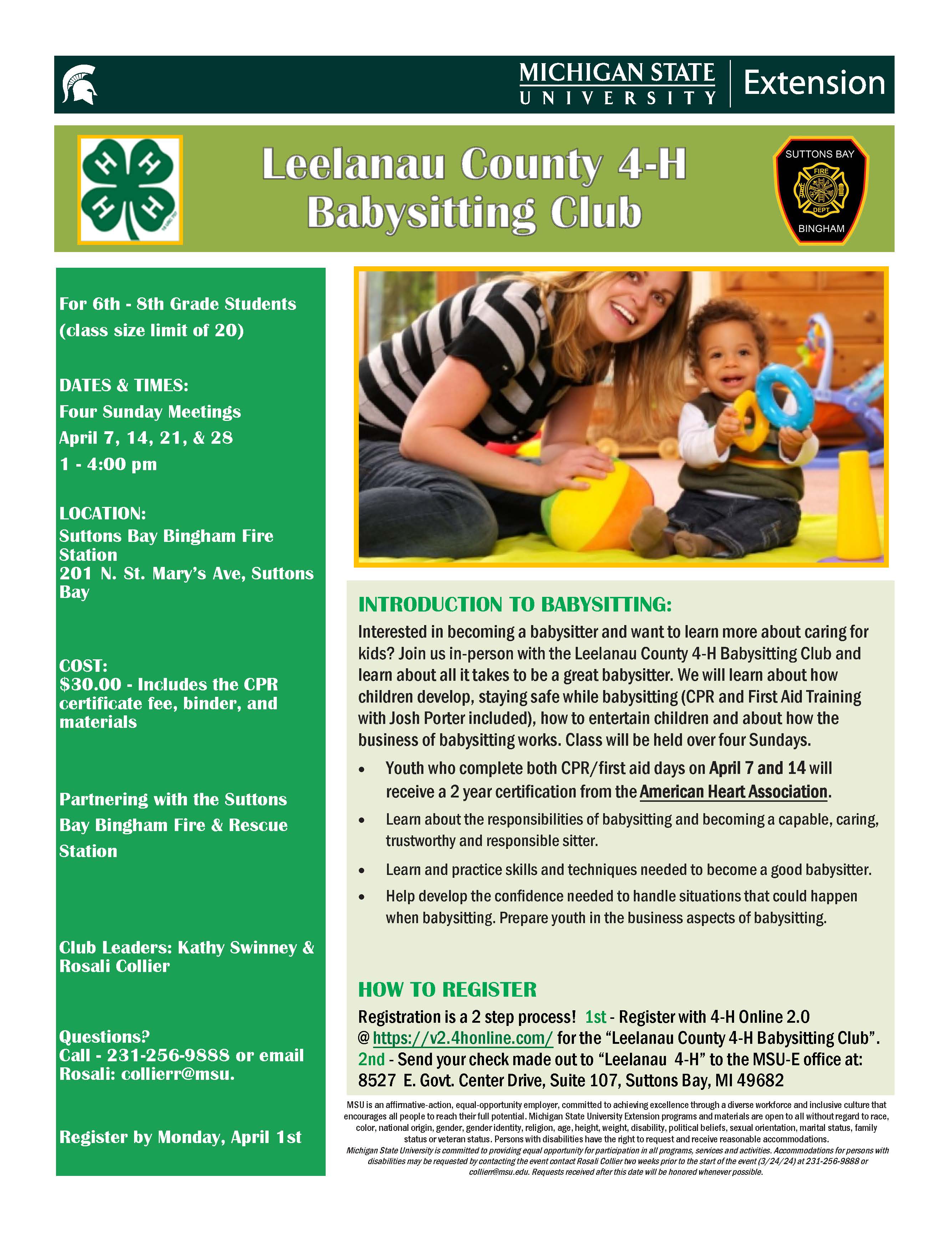 Leelanau 4-H Babysitting Flyer 2024.jpg